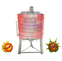 Lot de lait à grande vitesse, réservoir de pasteurisation, Machines de pasteurisation à vapeur pour bouteille de refroidissement stérilisée