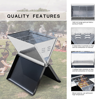 Gril de barbecue électrique de fabricant professionnel gril de BBQ de Barbecue de charbon de bois ignifuge portatif extérieur