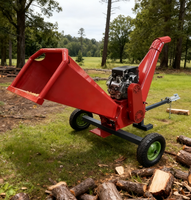 Processeur de bois à essence portable pour chemin de fer chinois, trancheuse à bois, verger, jardin, ferme, broyeur de petites branches universel, certificat CE