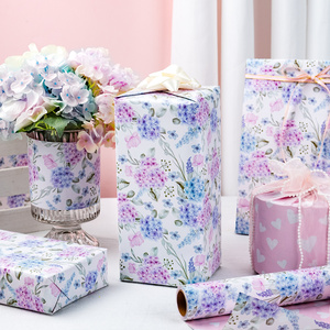 Floral <b>Pattern</b> Gift Wrapping <b>Paper</b> Double-Sided Art <b>Paper</b> for Packaging and Crafting - Product Image 1