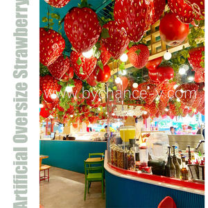 Fresas Artificiales de Gran Tamaño para Exhibición y Merchandising Visual, Ideales para Tiendas Minoristas para Mejorar el Atractivo del Producto - Product Image 6