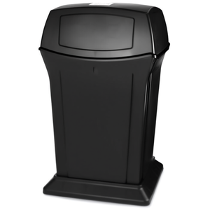 Bidone per Rifiuti Ranger 132,5 L Nero Design Moderno per Uso Esterno - Product Image 2