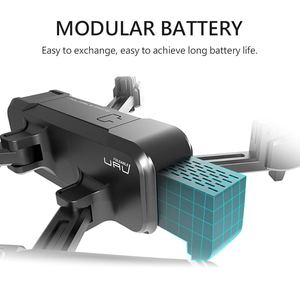 Máy Bay Không Người Lái Tự Sướng HOSHI HSCOPTER HS107, Máy Ảnh 4K <span class=keywords><strong>WiFi</strong></span> FPV Có Thể Gập Lại, Lưu Lượng Quang 720P, Quà Tặng Giáng Sinh Giữ Độ Cao - Product Image 3