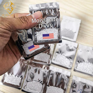 モアッサナイト石DEF 0.8-2.9mmラウンドカットルースメレーVVSモサナイトダイヤモンドホワイトモアッサナイト宝石 - Product Image 4