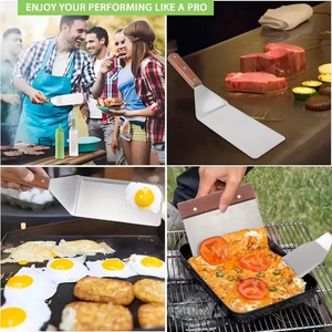 Juego de Utensilios para Asar de Alta Calidad, Accesorios de Barbacoa de Acero Inoxidable, Juego de Espátulas para Parrilla - Product Image 6