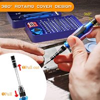 Kit d'outils de réparation 122 en 1, jeu de tournevis de précision, boîte à outils pour téléphone portable/tablette/ordinateur/montre/appareil photo/lunettes