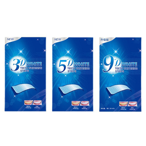 Bandes blanchissantes professionnelles 9D 5D <span class=keywords><strong>3D</strong></span> pour dents sensibles, gel au peroxyde sans danger pour l'émail, soins dentaires, vente en gros - Product Image 5