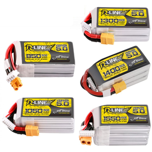 Batería LiPo TATTU R-Line Versión 5.0 V5 22.2V 1200/1400mAh 150C 6S1P ABS para RC Quadcopter, Conector XT60, FPV, Auto, Barco - Product Image 1