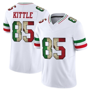 2025 2026 Mexiko New Stitched American Football Trikots Großhandel 23 McCaffrey 13 Purdy 85 Kittle 80 Reis 54 Warner Do Custom - Product Image 6