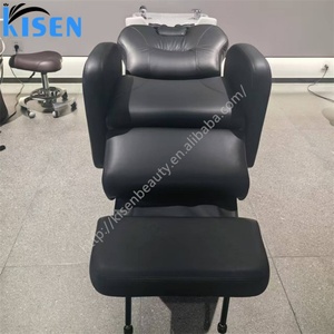 เก้าอี้สระผมไฟฟ้า Kisen Lay Down พร้อมอ่างเซรามิกสำหรับสระผม  ขั้นต่ำ 1 ชิ้น  110V/220V อุปกรณ์ร้านเสริมสวย - Product Image 4