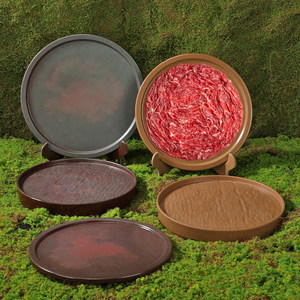 Vajilla para hot pot estilo montañés, carne de res recién cortada, filete de res con sabor a menta, plato redondo, platos creativos - Product Image 4