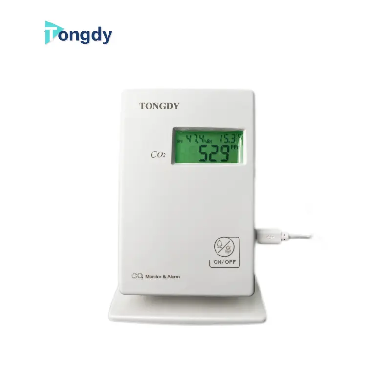 Tongdy Desktop G01-CO2 B332U sensore di anidride carbonica/monitor co2/dispositivo di monitoraggio della qualità dell'aria