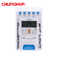 Control Remoto Universal para Aire Acondicionado K-650E de Fábrica con Pantalla LCD de Pared y Retroiluminación LED