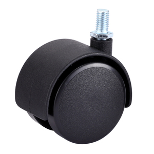 Roues plates de 1,5 pouce silencieuses avec freins, petites roues pour mobilier de bureau, scooter - Product Image 4
