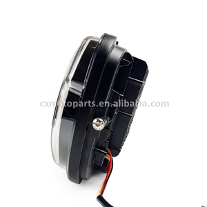 Ensemble de phares de <span class=keywords><strong>moto</strong></span> marqués E Phare LED DRL à faisceau haut/bas pour <span class=keywords><strong>Harley</strong></span> Touring Street Glide FLHX FLHXI FLHXSE FLHXU - Product Image 6