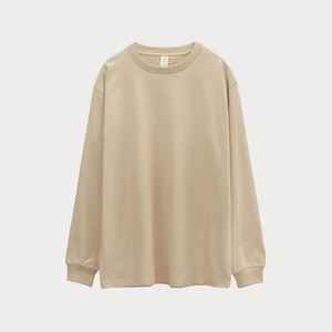 Camiseta de Manga Larga para Hombre, 250 g/m², 100% Algodón, con Capucha, Impresión de Logotipo Personalizado, Corte Holgado, Tejido de Punto, para Invierno - Product Image 3