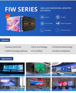 Canbest Fiw P2.5 kapalı 8320X480Mm 27.29 X1.57Ft Spbe su taksi belibelize'de Led ekran Video duvar paneli - Product Image 6