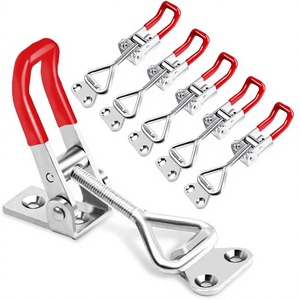 Vicuna R 4001 Verzinkte Metall-Kippverschlussklammer 6er-Pack |   330 Pfund Tragkraft Schnellverschluss für Deckel, Werkzeugkasten, Smoker - Product Image 1