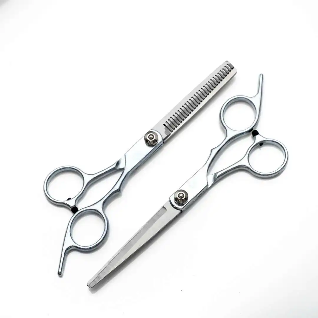 Hot Sell Professional Steel Barber Shop Snips Thinning Scissors Seamless and Professional Hair Stylist Fringe Cutting