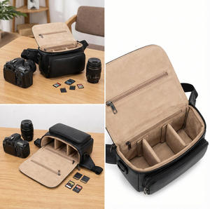 กระเป๋ากล้องแบบสะพายไหล่/คาดอก สำหรับกล้อง <span class=keywords><strong>DSLR</strong></span>/SLR คุณภาพพรีเมียม ออกแบบพิเศษสำหรับช่างภาพ เหมาะสำหรับการเดินทาง พกพาสะดวก - Product Image 2