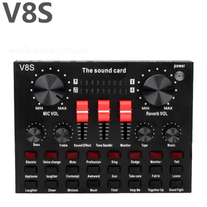 Tarjeta de sonido externa multifunción universal para DJ Phone <span class=keywords><strong>Computer</strong></span> & <span class=keywords><strong>Audio</strong></span> Vibrato Anchor <span class=keywords><strong>Audio</strong></span> Sound Mixer - Product Image 3