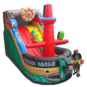 Tobogan Inflable Barco Pirata Mini Slip Opblaasbare Slider