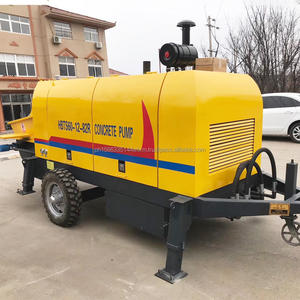 Pompe à béton montée sur remorque de type diesel HBTS60.12.82R à vendre - Product Image 4