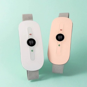 High Vibrating Menstrual Pain Relief <b>Pad</b> Rechargeable Period Cramp <b>Massager</b> Waist <b>Massage</b> Belt - Product Image 6