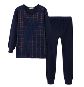 <span class=keywords><strong>Sous</strong></span>-vêtements d'hiver sans couture à manches longues pour hommes d'âge moyen et seniors, en coton et fibre de bambou, <span class=keywords><strong>grande</strong></span> <span class=keywords><strong>taille</strong></span>, fins et chauds - Product Image 2