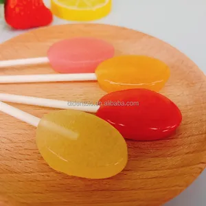 Kemasan kustom rasa buah bebas gula lolipop perlindungan gigi xylitol lollipop