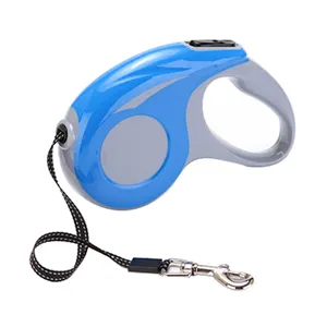 Automatic Retractable Plastic Pet Leashes Heavy Duty Dog Collar Leashes For Cat Walking