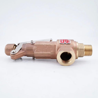 Vanne de sécurité à haute température TMOK 16 bars 3/4" DN20 en laiton pour chaudière à vapeur