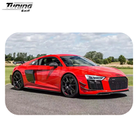 Kit carrosserie carbone style performance pour Audi R8 2015-2019 Type 4S pré-lifting : Lame avant, jupes latérales, diffuseur arrière, spoiler