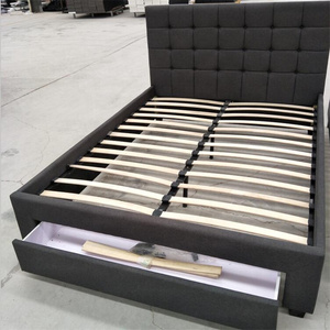 Cama de reinas de cuero, almacenamiento moderno <span class=keywords><strong>y</strong></span> contemporáneo, tamaño king size - Product Image 2