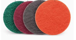 Disco Abrasivo Industriale da <span class=keywords><strong>5</strong></span> Pollici con Velcro - Disco in Nylon Diamantato per Sbavatura e Pulizia Efficiente - Product Image 3