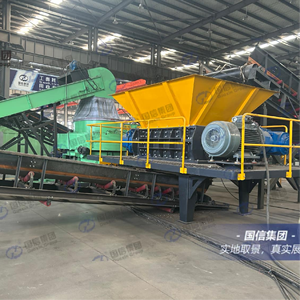Trituradora de doble eje de alto rendimiento OEM para residuos industriales, máquina trituradora de aluminio, trituradora de chatarra metálica - Product Image 5