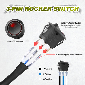 120 Wát Công suất điện không thấm nước khai thác cho LED 12V ánh sáng thanh đuôi ánh sáng ô tô điện dây nịt dây điện - Product Image 3