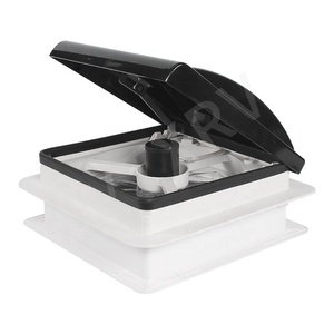 TYTXRV 14 ''12V Camper 420mm <span class=keywords><strong>Silencieux</strong></span> Réduction Du Bruit Avec Poussière Insecte Net <span class=keywords><strong>Ventilateur</strong></span> D'échappement RV Caravan Trailer Motorhome Toit Vent Fan - Product Image 2