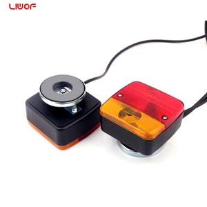 Kit de Accesorios para Remolque de 12V, Luces Traseras de Freno, Direccional, Posición y Matrícula con Cable de 7.5M y Conector de Remolque de 7 Pines - Product Image 3
