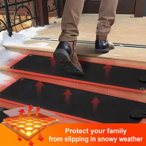Tapis de dégivrage en graphène pour escaliers, tapis chauffant antidérapant en caoutchouc pour allées, fonte rapide de la glace 3 po/h, sûr et économe en énergie - Product Image 3