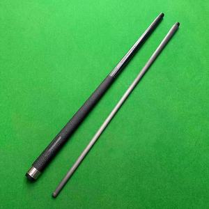 Queue de billard Little Monster haute qualité 58 pouces en fibre de carbone noire 1/2 queue de billard en cuir fendu pointe 12.5mm - Product Image 1