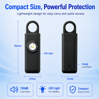 Alarme personnelle compacte et portable la plus vendue pour femmes, enfants et personnes âgées - Protection de sécurité en cas d'urgence