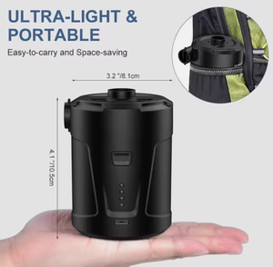 Nouvelle Pompe à Air Sans Fil 5200 mAh avec Indicateur, Légère et Portable, Idéale pour le Rangement de Sacs à Dos de Randonnée et de Camping en Extérieur – Édition 2026 – Vente Chaude aux États-Unis et en Europe - Product Image 4
