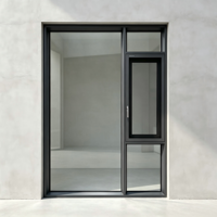 Fenêtre à battant en alliage d'aluminium Deioux, verre trempé, style européen moderne, certifiée Energy Star, pour cuisine, villa, balcon