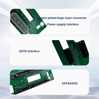Backplane per Dischi Rigidi SAS e SATA a 2 HDD, Prezzo di Fabbrica all'Ingrosso, per Server