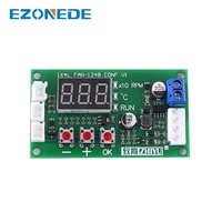 Module de commande PWM DC 12-48V avec affichage numérique 12V 24V 48V, contrôleur de température et régulateur de vitesse pour ventilateur PC CPU 4 fils PWM 5A