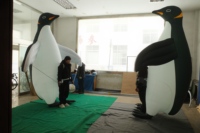 Décorations de Noël, pingouins gonflables LED, costume de pingouin gonflable personnalisé pour adultes, pour les défilés