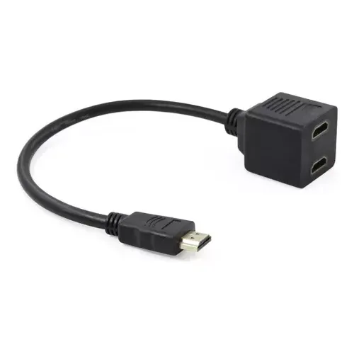 Cable Y Splitter HDTV Splitter 1 Input to 2 Outputs Full HD