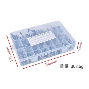 500Pcs/lot 24Values Aluminum 0.1UF-1000UF Electrolytic Capacitor Starter Kit 16-50V Mix Electrolytic Capacitor Assorted Set Box - Product Image 4