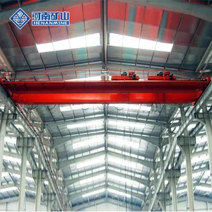 Fabbrica diretta Kuangyuan marchio QE 5 Ton 10 Ton doppio carrello carroponte con gancio adatto per il sollevamento di oggetti lunghi